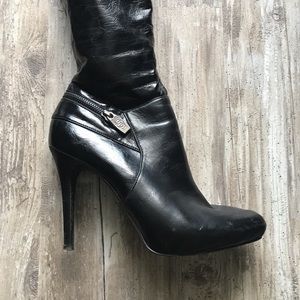 *SALE* Sexy black leather boots!